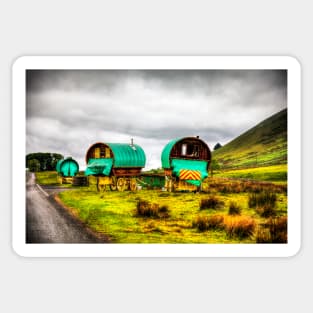 Traditional Gypsy Vardo Caravans Sticker